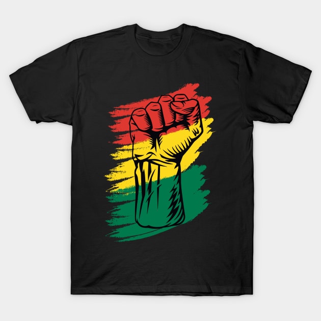 Black Pride Fist Black Lives Matter Gift T-Shirt by BadDesignCo